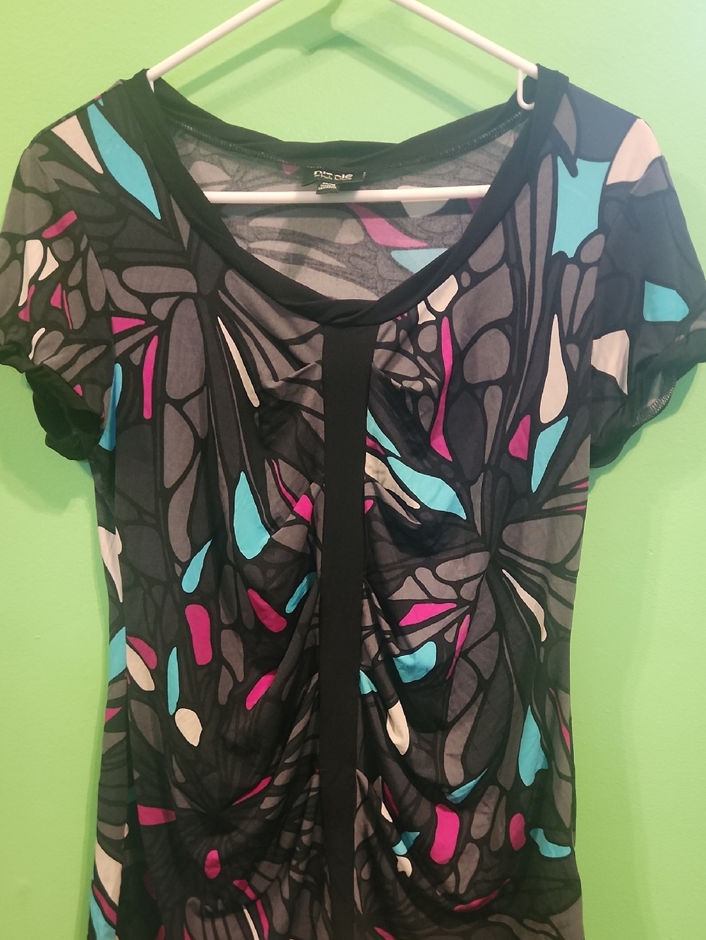 Stain Glass Butterfly Top